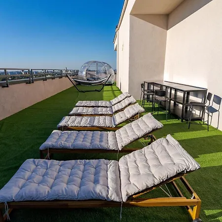 Downtown W Jacuzzi&terrace Parkview V2 דירה בוקרשט